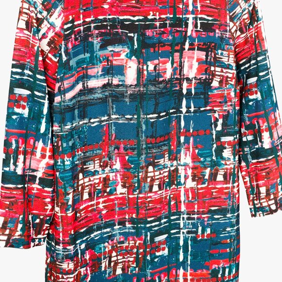 Weekend MaxMara Multicoloured 3/4 Sleeve Shift Dress - Picture 6 of 12